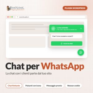 Plugin WordPress Chat per WhatsApp di PixelXpixeL: chat flottante e pulsanti WhatsApp per il tuo sito